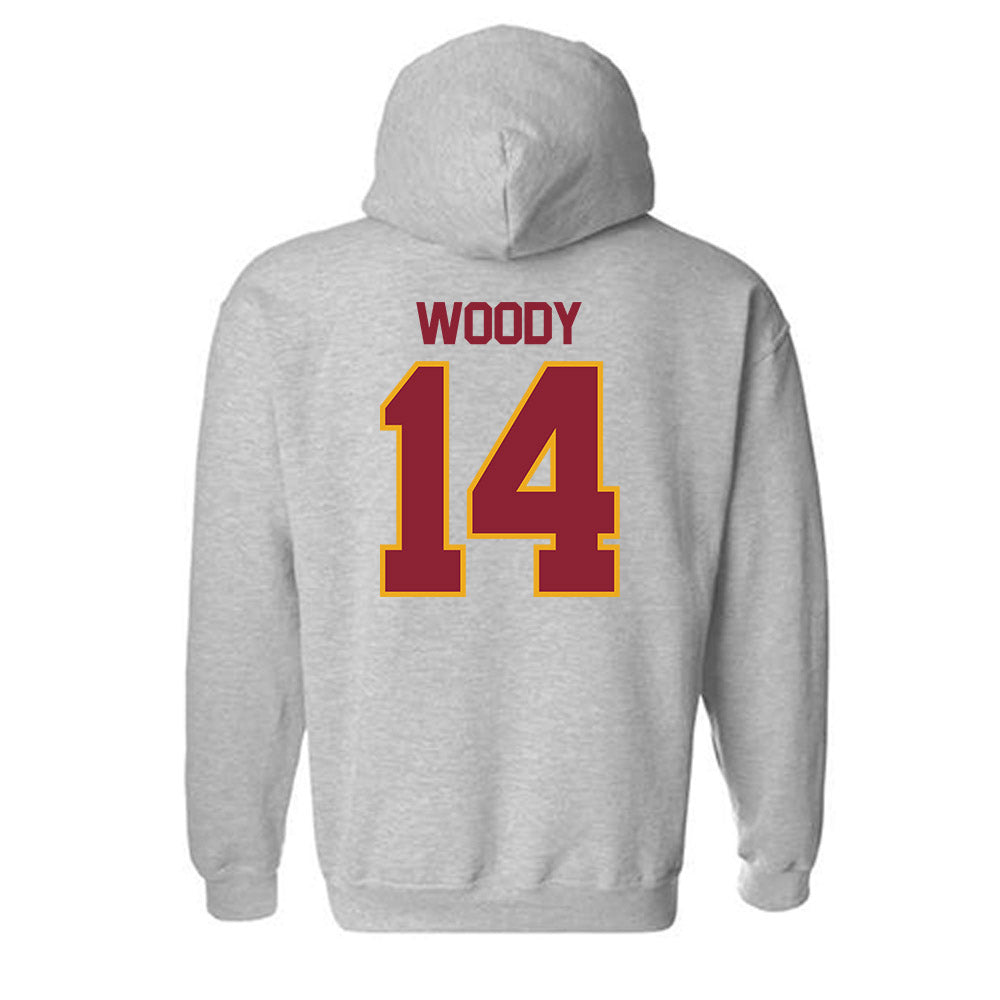 ULM - NCAA Football : Tae Woody - Classic Shersey Hooded Sweatshirt-1
