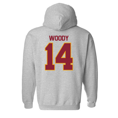 ULM - NCAA Football : Tae Woody - Classic Shersey Hooded Sweatshirt-1