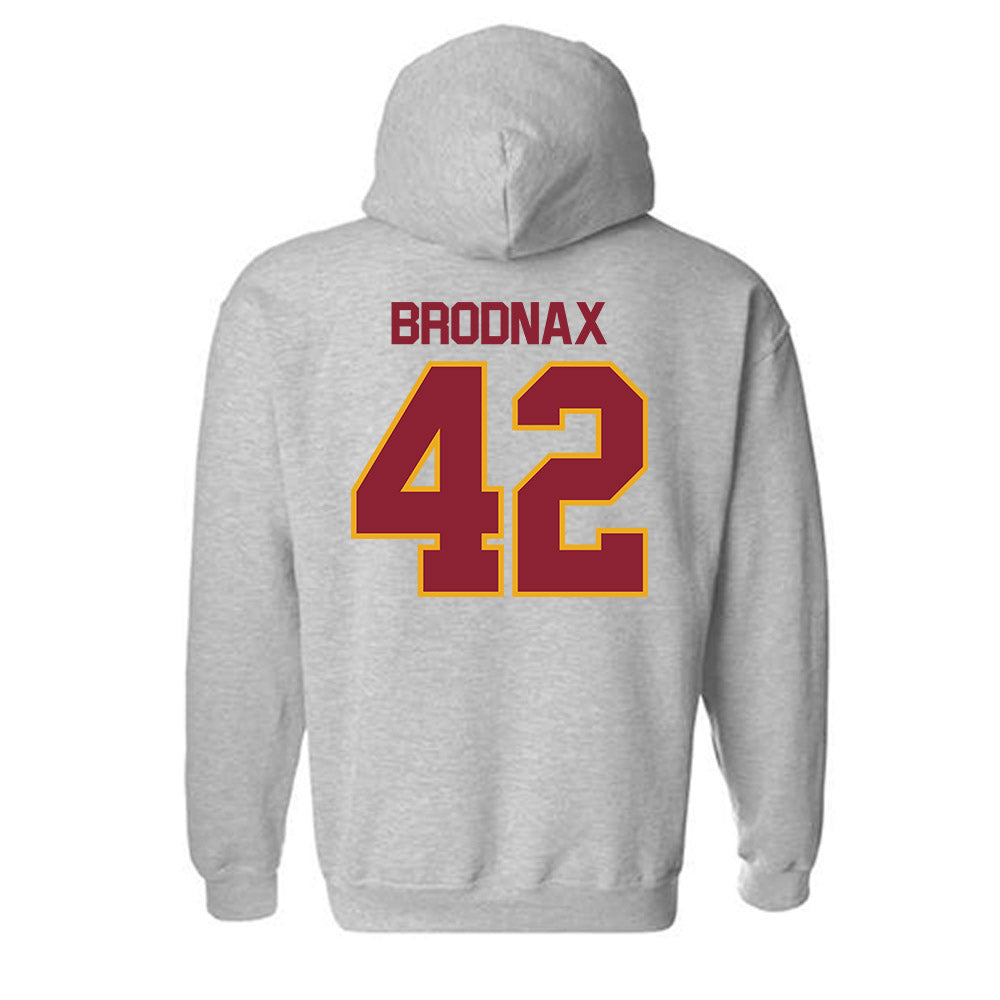 ULM - NCAA Baseball : Adam Brodnax - Classic Shersey Hooded Sweatshirt-1