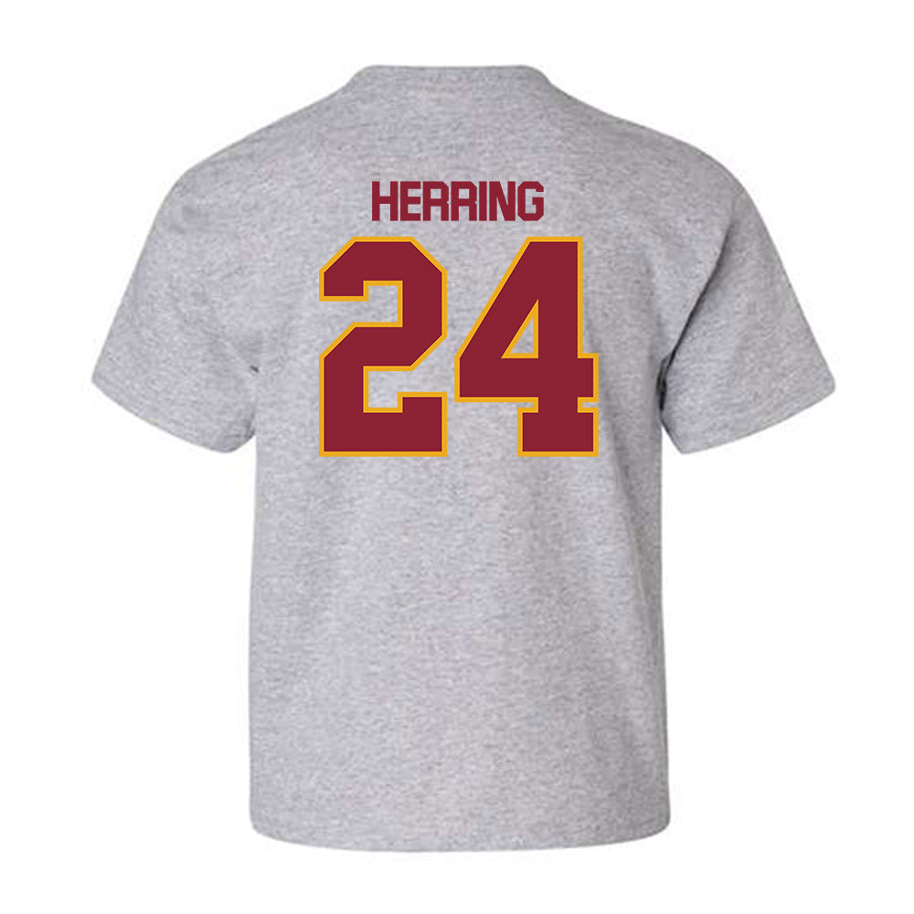 ULM - NCAA Football : Hagen Herring - Classic Shersey Youth T-Shirt-1