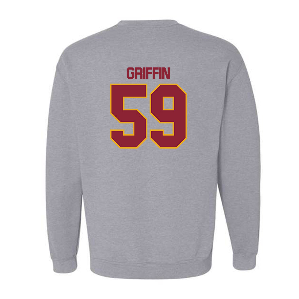 ULM - NCAA Football : Quentis Griffin - Classic Shersey Crewneck Sweatshirt-1