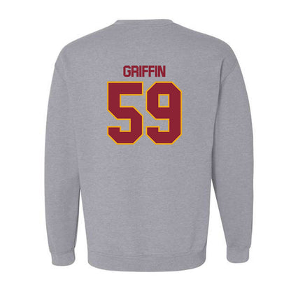 ULM - NCAA Football : Quentis Griffin - Classic Shersey Crewneck Sweatshirt-1