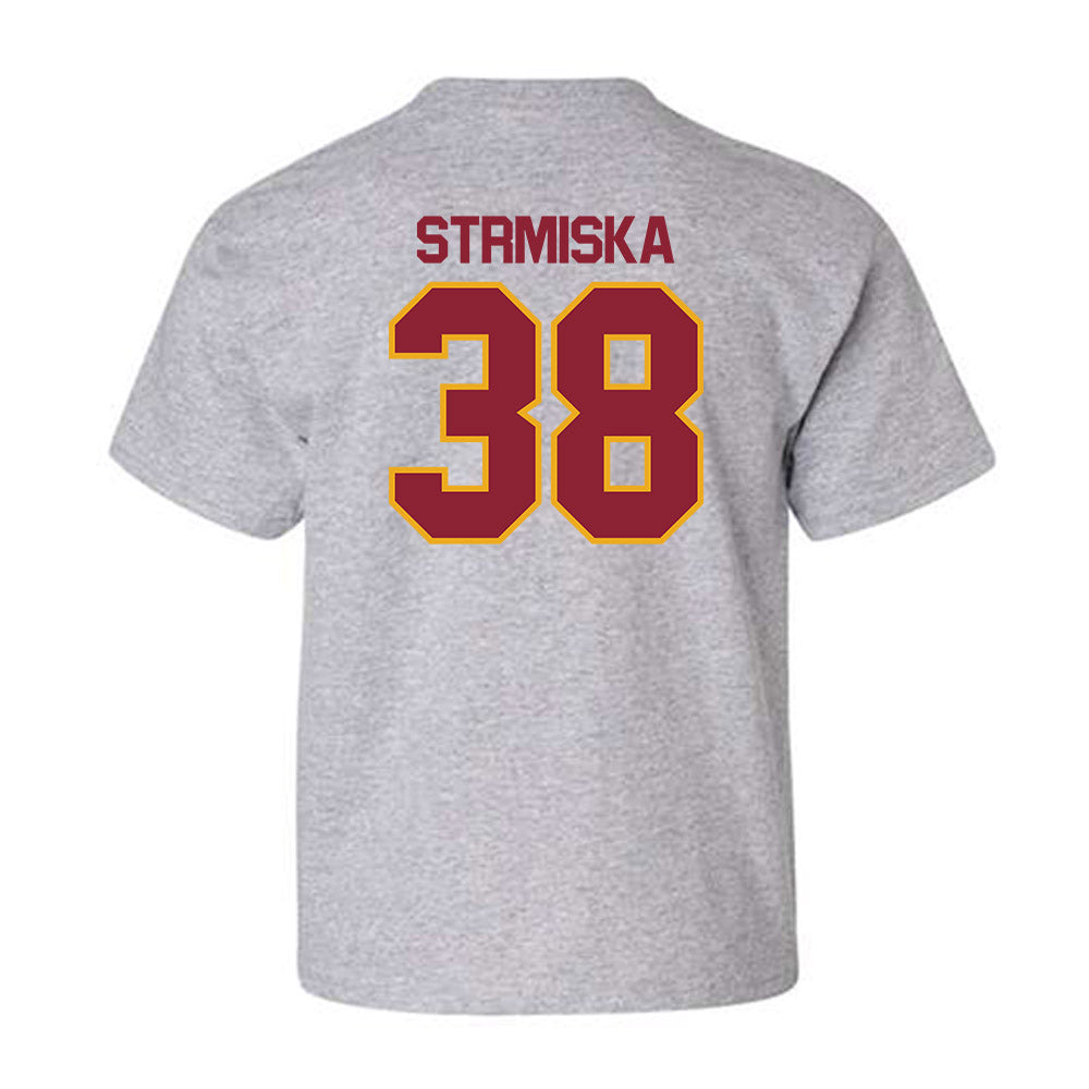 ULM - NCAA Baseball : Caleb Strmiska - Classic Shersey Youth T-Shirt-1