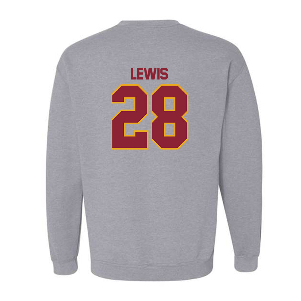 ULM - NCAA Football : Dorian Lewis - Classic Shersey Crewneck Sweatshirt-1
