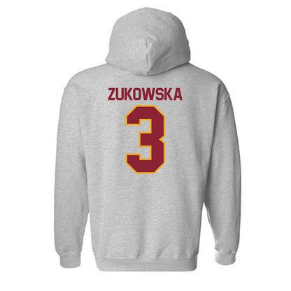 ULM - NCAA Beach Volleyball : Izabela Zukowska - Classic Shersey Hooded Sweatshirt-1