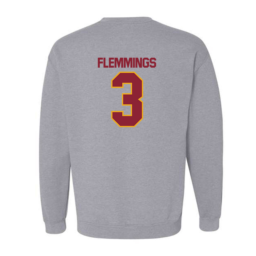 ULM - NCAA Football : Noah Flemmings - Classic Shersey Crewneck Sweatshirt-1