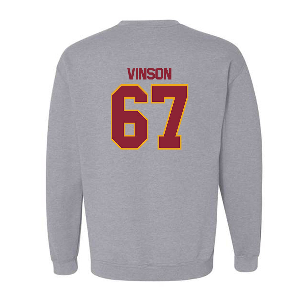 ULM - NCAA Football : Aj Vinson - Classic Shersey Crewneck Sweatshirt-1