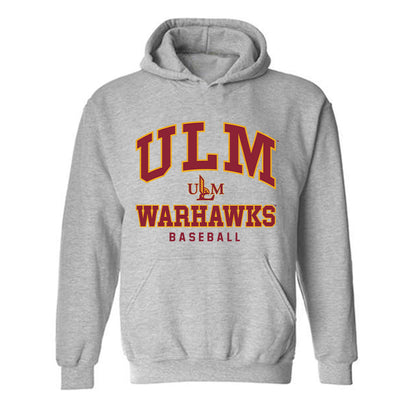 ULM - NCAA Baseball : Caleb Strmiska - Classic Shersey Hooded Sweatshirt-0