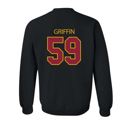 ULM - NCAA Football : Quentis Griffin - Classic Shersey Crewneck Sweatshirt-1