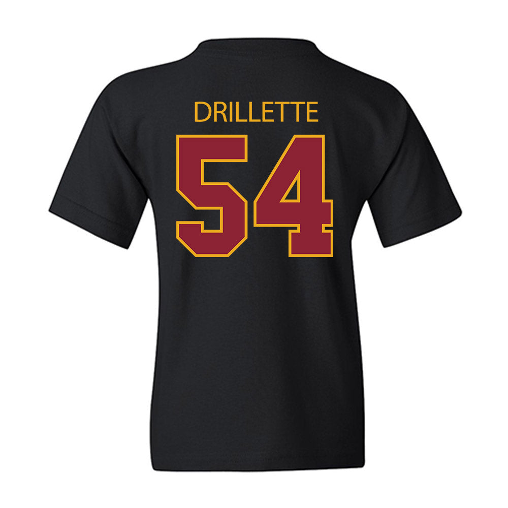 ULM - NCAA Football : Brett Drillette - Classic Shersey Youth T-Shirt-1