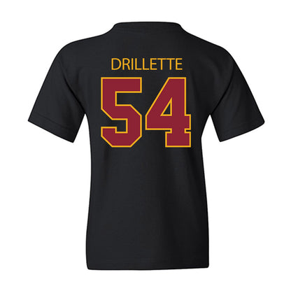ULM - NCAA Football : Brett Drillette - Classic Shersey Youth T-Shirt-1
