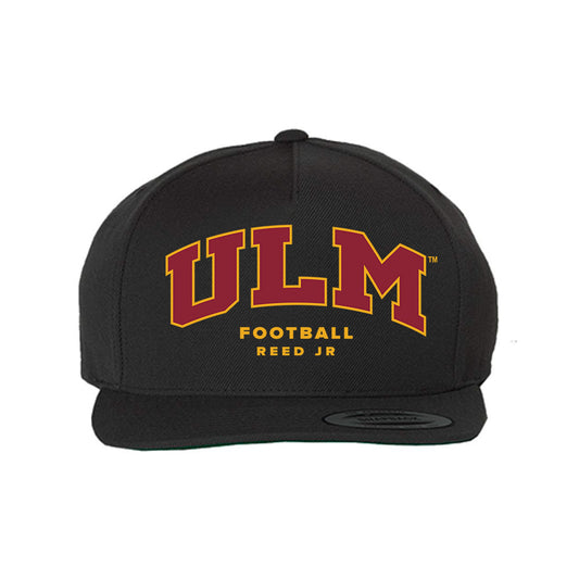 ULM - NCAA Football : Tyrell Reed Jr - Snapback Hat-0
