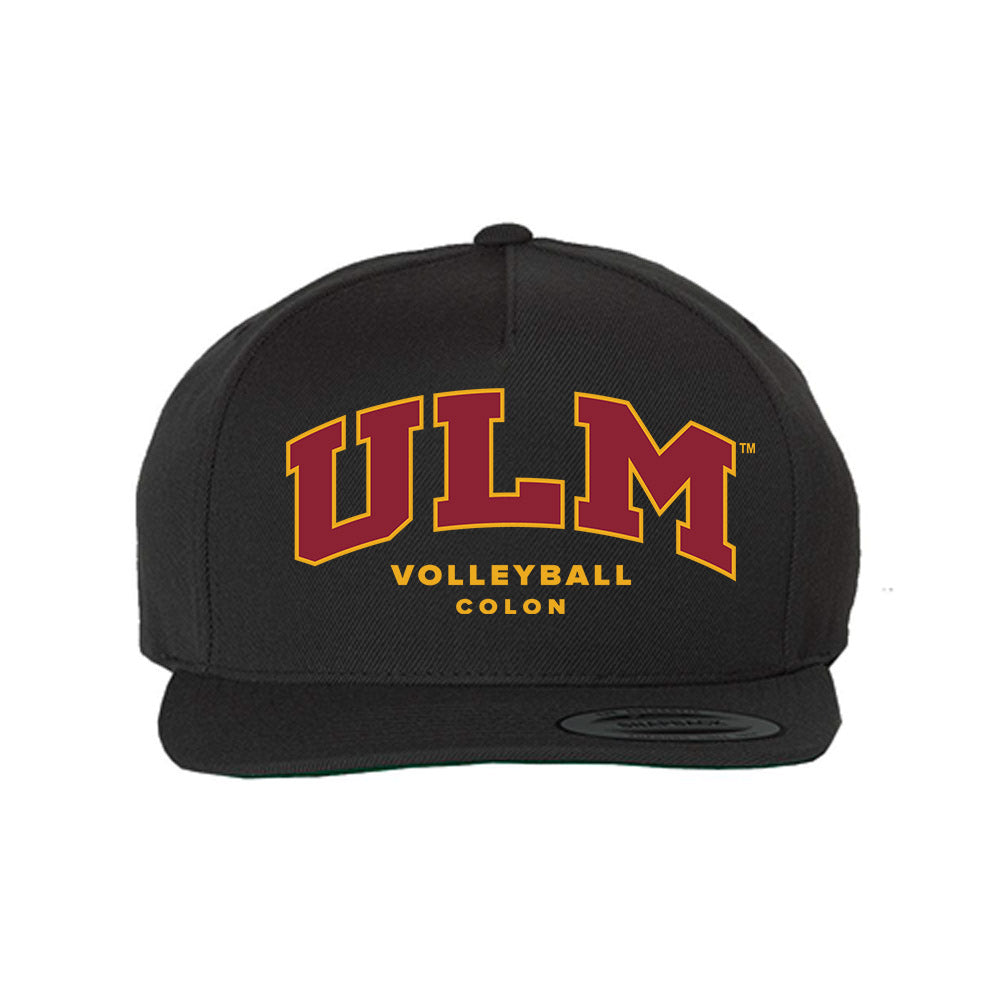 ULM - NCAA Women's Volleyball : Amelia Colon - Snapback Hat-0
