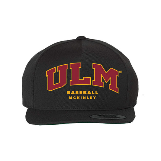 ULM - NCAA Baseball : Brendan Mckinley - Snapback Hat-0