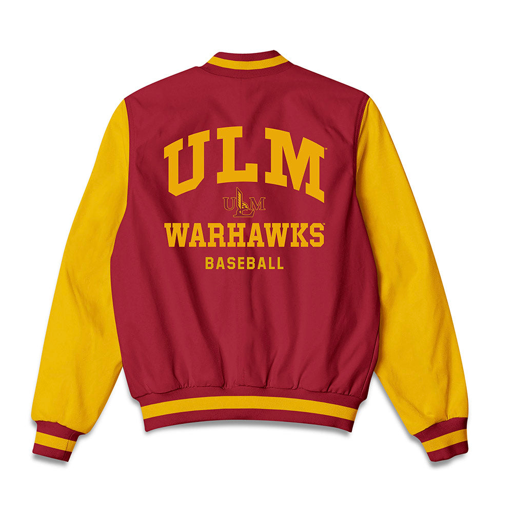 ULM - NCAA Baseball : Carson Joyner - Bomber Jacket-1