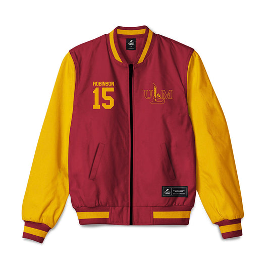 ULM - NCAA Football : Kristopher Robinson - Bomber Jacket-0