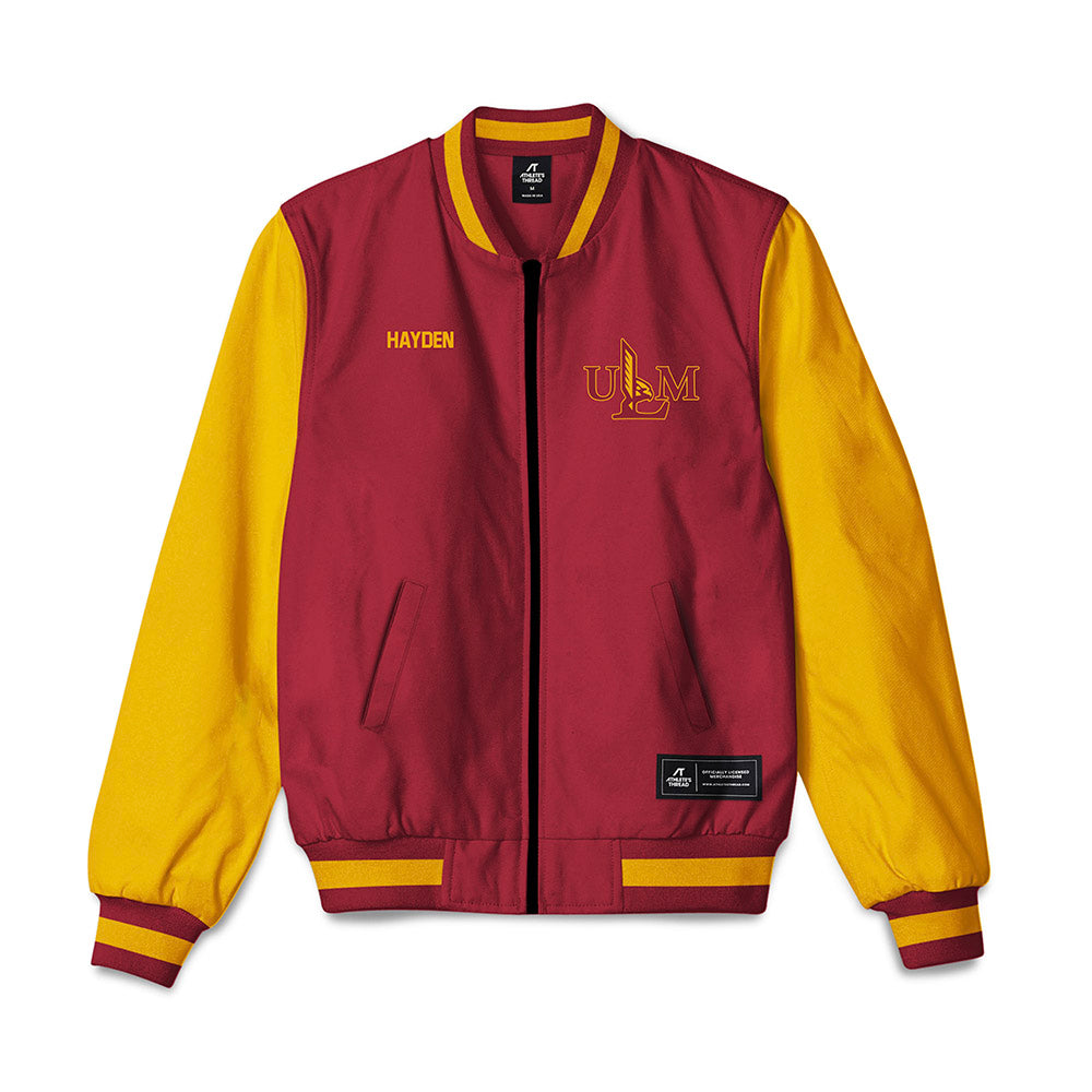 ULM - NCAA Men's Track & Field : Dylan Hayden - Bomber Jacket-0