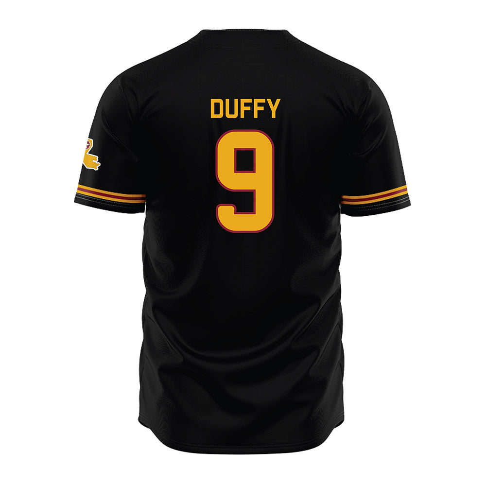 ULM - NCAA Baseball : Logan Duffy - Black Jersey-1
