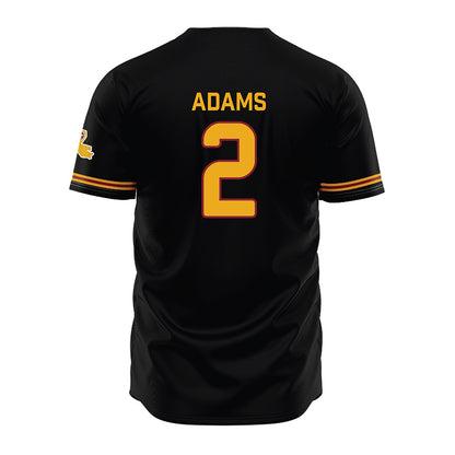 ULM - NCAA Baseball : Travis Adams - Black Jersey-1