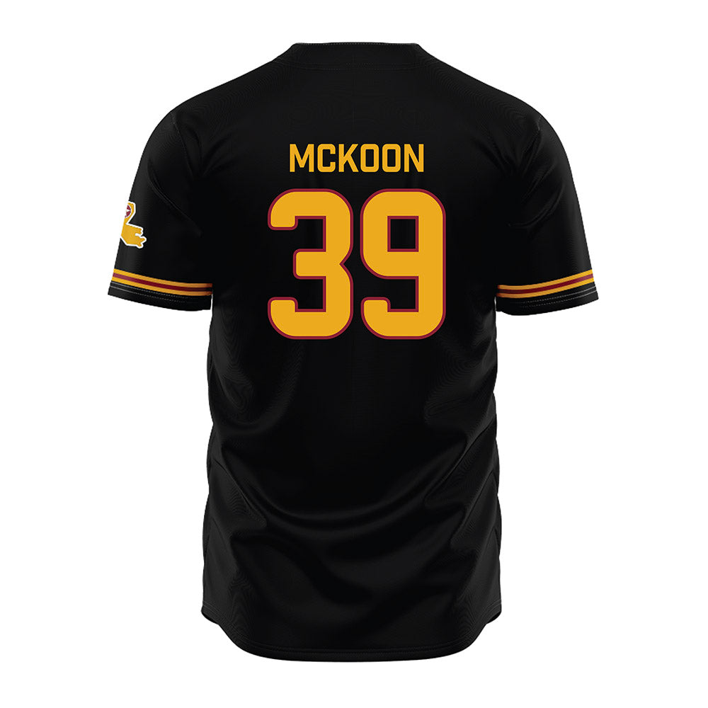 ULM - NCAA Baseball : Owen McKoon - Black Jersey-1