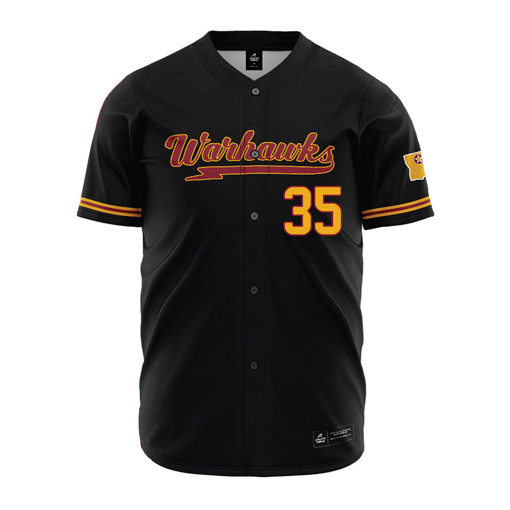 ULM - NCAA Baseball : Carson Joyner - Black Jersey-0