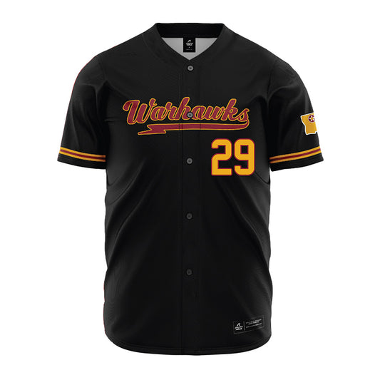 ULM - NCAA Baseball : Seth Cooper - Black Jersey-0