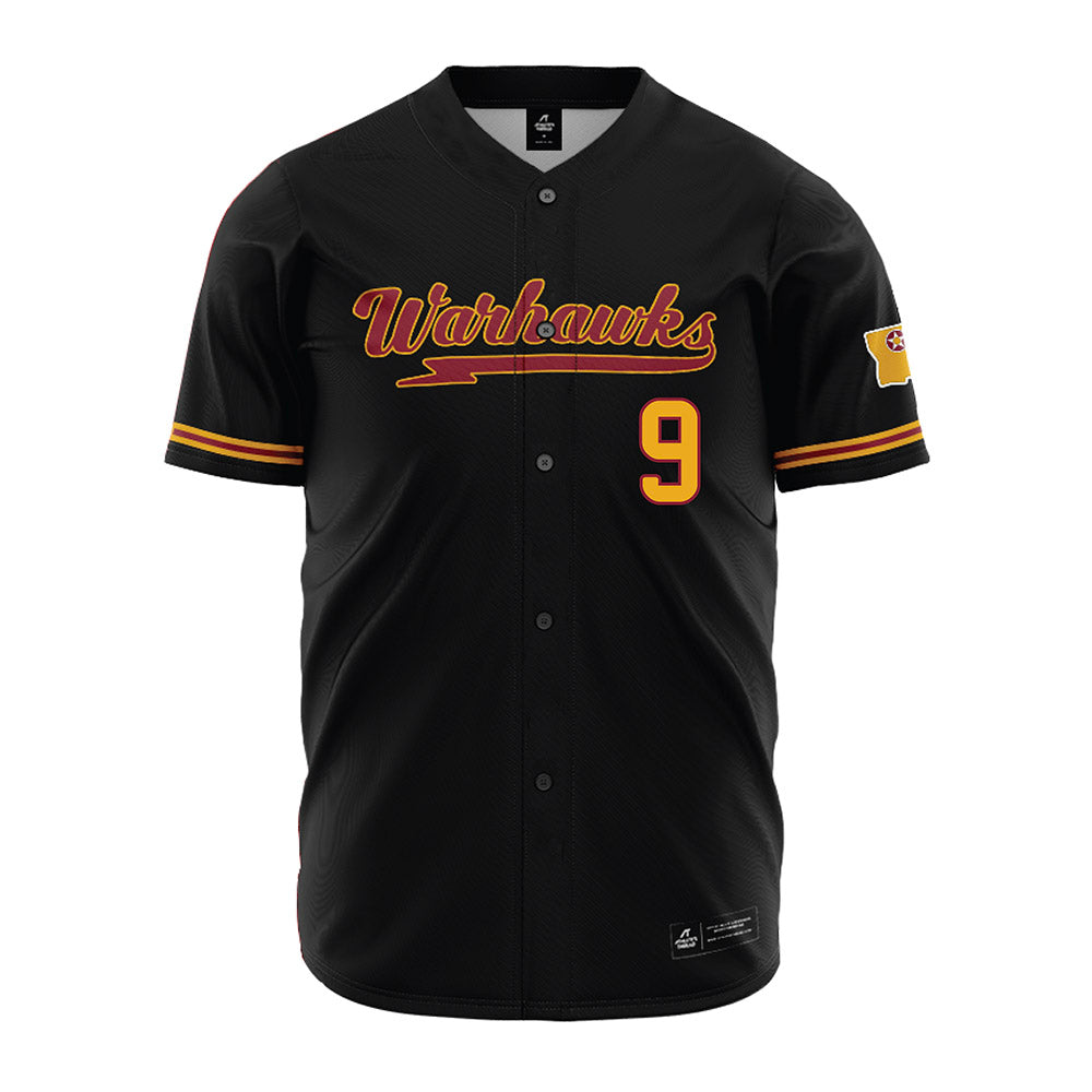 ULM - NCAA Baseball : Logan Duffy - Black Jersey-0
