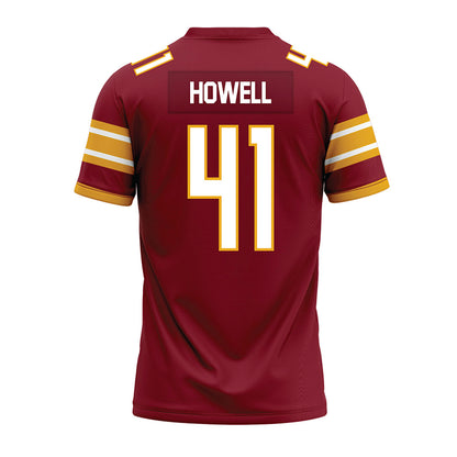 ULM - NCAA Football : Dylan Howell - Maroon Premium Football Jersey-1