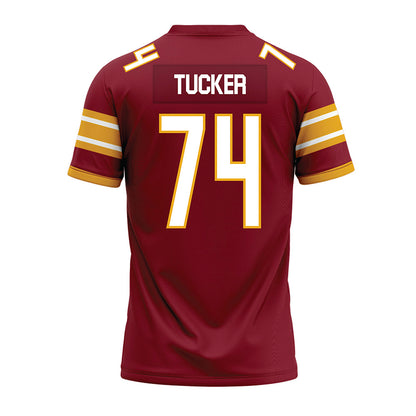 ULM - NCAA Football : Roscoe Tucker - Maroon Premium Football Jersey-1