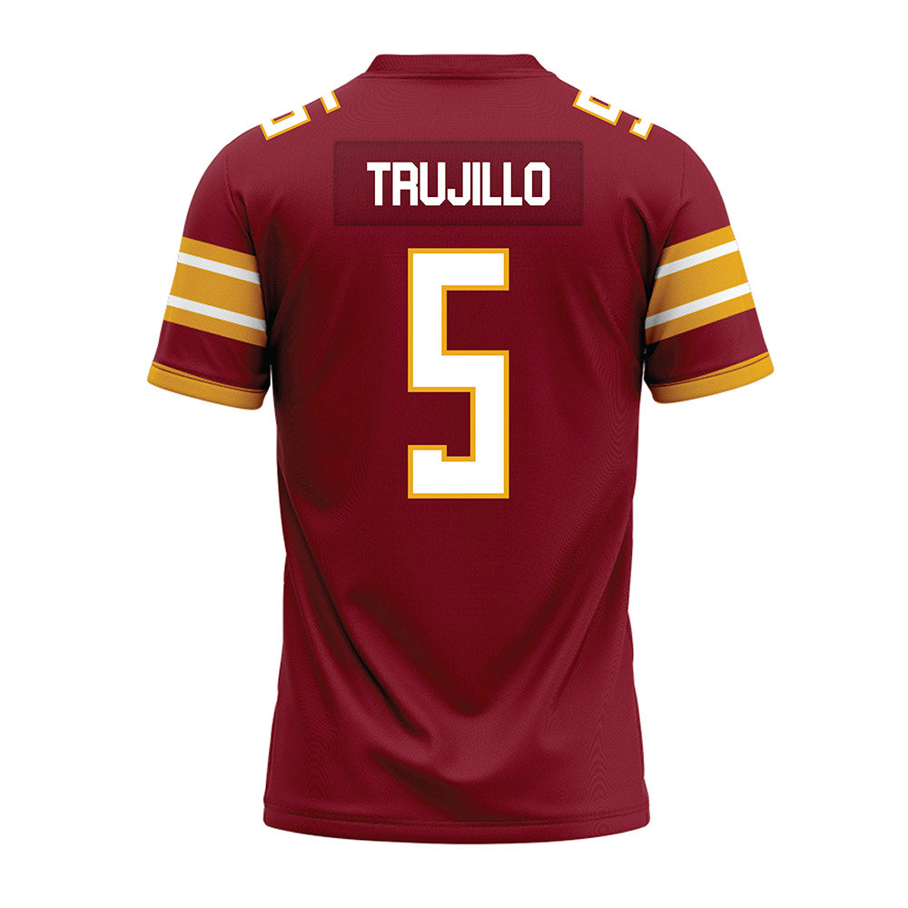 ULM - NCAA Football : Nic Trujillo - Maroon Premium Football Jersey-1