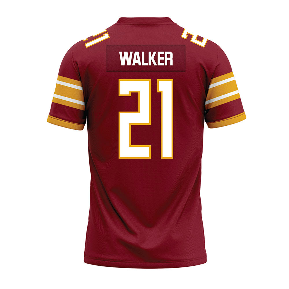ULM - NCAA Football : Julian Walker - Maroon Premium Football Jersey-1
