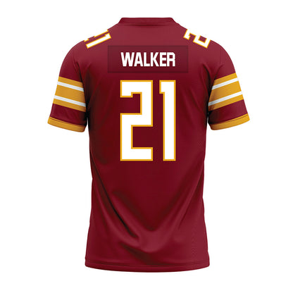 ULM - NCAA Football : Julian Walker - Maroon Premium Football Jersey-1