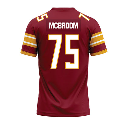 ULM - NCAA Football : Que McBroom - Maroon Premium Football Jersey-1
