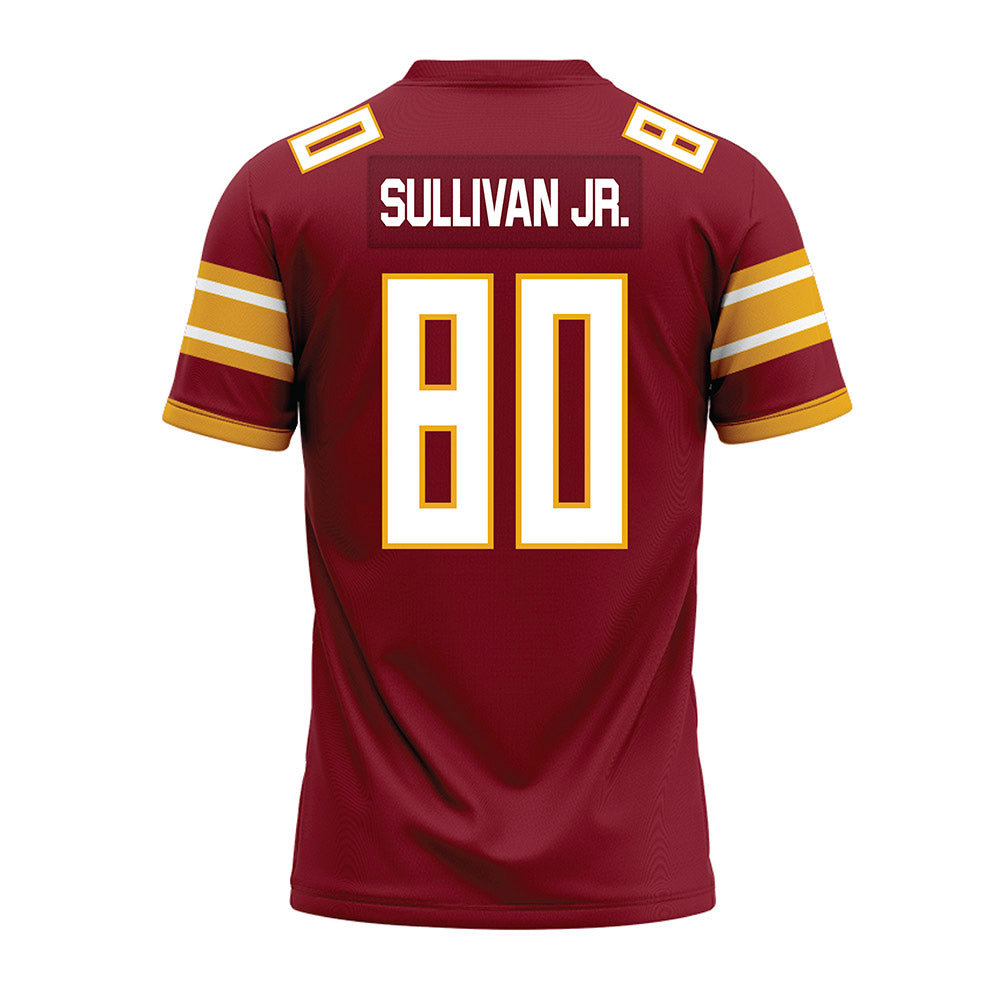 ULM - NCAA Football : Nate Sullivan Jr. - Maroon Premium Football Jersey-1