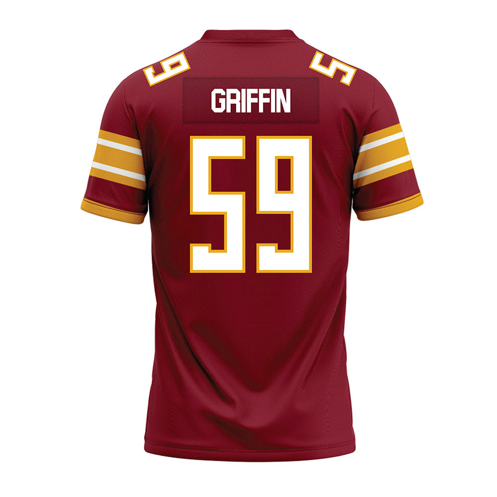 ULM - NCAA Football : Quentis Griffin - Maroon Premium Football Jersey-1
