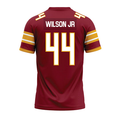 ULM - NCAA Football : CJ Wilson Jr - Maroon Premium Football Jersey-1