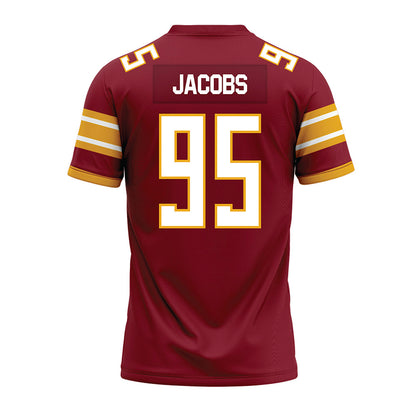 ULM - NCAA Football : Levontae Jacobs - Maroon Premium Football Jersey-1