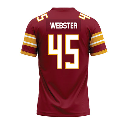 ULM - NCAA Football : Lakendra Webster - Maroon Premium Football Jersey-1