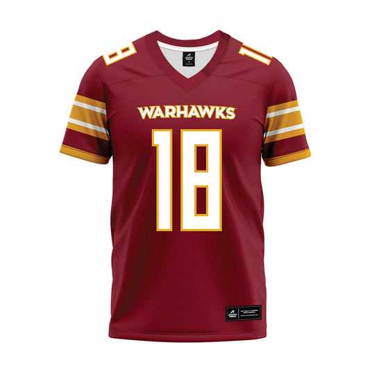 ULM - NCAA Football : Tyrell Reed Jr - Maroon Premium Football Jersey-0