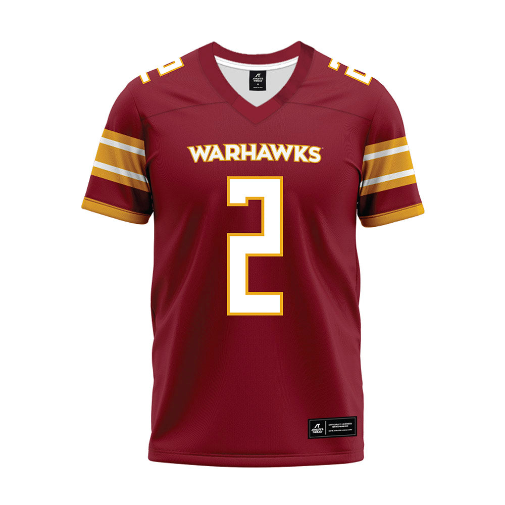ULM - NCAA Football : Korian Wilson - Maroon Premium Football Jersey-0
