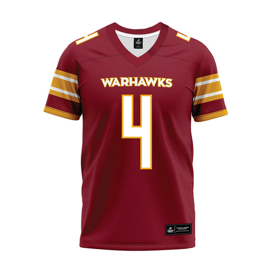 ULM - NCAA Football : DArco Perkins McAllister - Maroon Premium Football Jersey-0