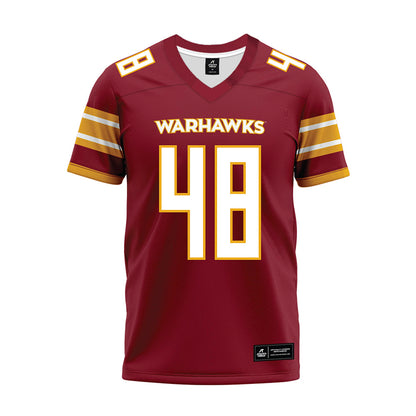 ULM - NCAA Football : Nolan Wilson - Maroon Premium Football Jersey-0