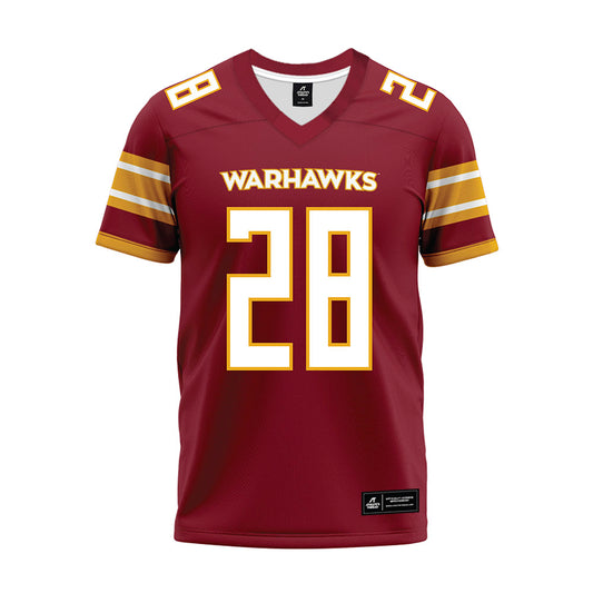 ULM - NCAA Football : Dorian Lewis - Maroon Premium Football Jersey-0