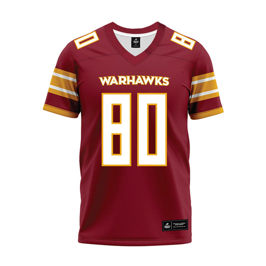 ULM - NCAA Football : Nate Sullivan Jr. - Maroon Premium Football Jersey-0