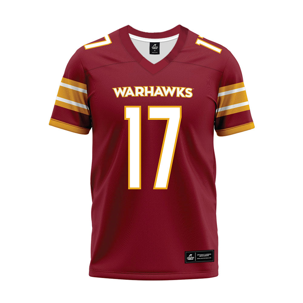 ULM - NCAA Football : JD Stewart - Maroon Premium Football Jersey-0