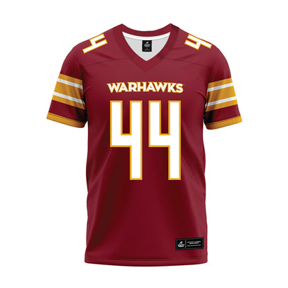 ULM - NCAA Football : CJ Wilson Jr - Maroon Premium Football Jersey-0