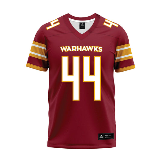 ULM - NCAA Football : CJ Wilson Jr - Maroon Premium Football Jersey-0