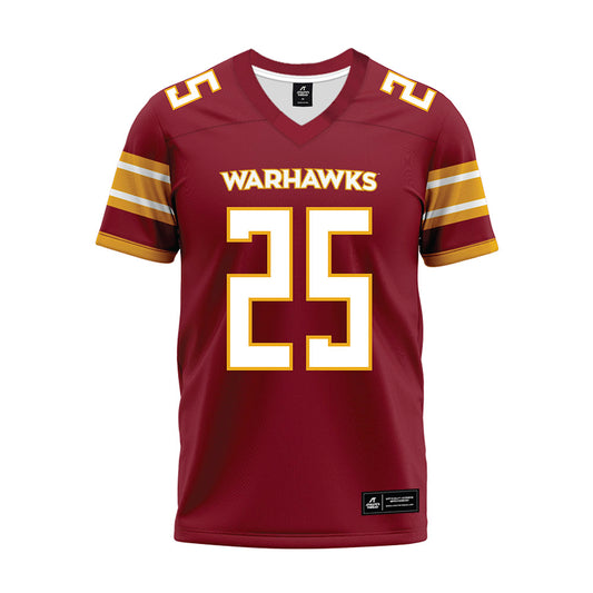 ULM - NCAA Football : Navarion Benson - Maroon Premium Football Jersey-0