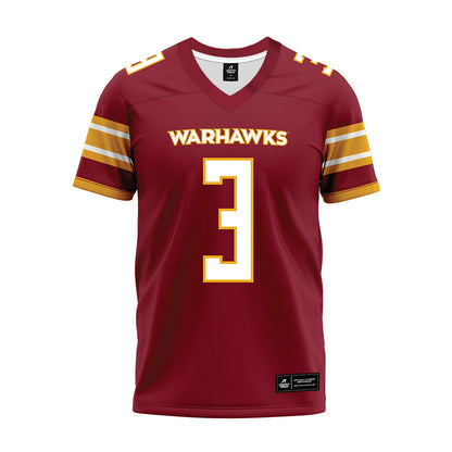 ULM - NCAA Football : Noah Flemmings - Maroon Premium Football Jersey-0