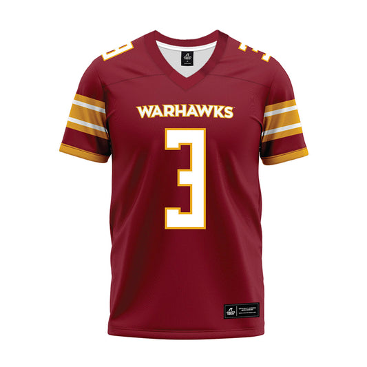 ULM - NCAA Football : Noah Flemmings - Maroon Premium Football Jersey-0